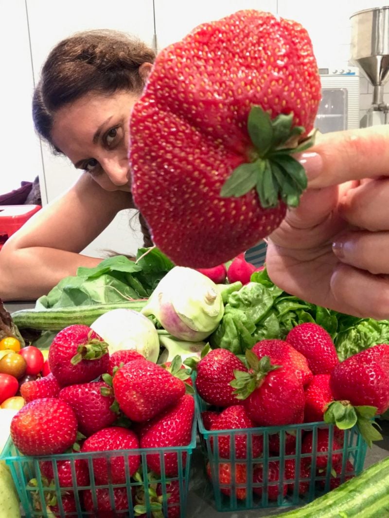 Strawberry rich in vitamin C
